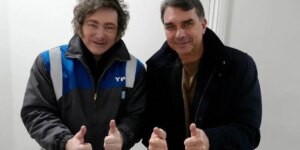 Flávio Bolsonaro, riesgo de crisis Buenos Aires-Brasilia. Prensa argentina: “Allí había un asesor de Milei”
